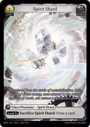 Spirit Shard (150), Radiant Origins — Grand Archive card price
