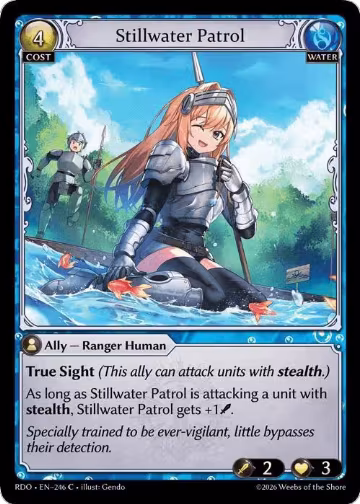 Stillwater Patrol (246), Radiant Origins — Grand Archive card price