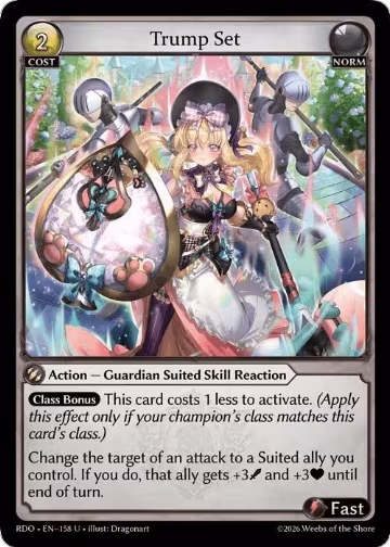 Trump Set (158), Radiant Origins — Grand Archive card price
