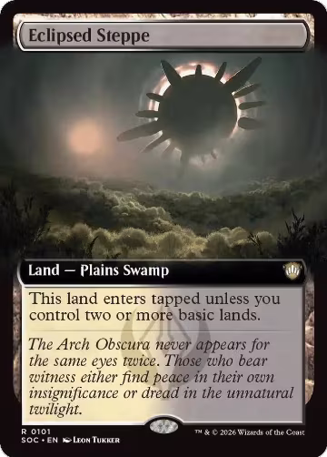 Eclipsed Steppe (Extended Art) (101), Commander: Secrets of Strixhaven — Magic card price