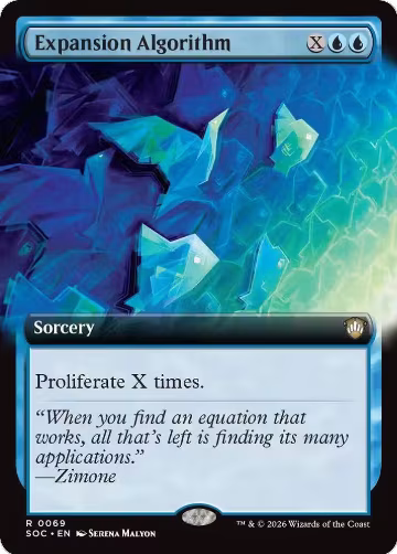 Expansion Algorithm (Extended Art) (69), Commander: Secrets of Strixhaven — Magic card price