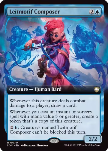 Leitmotif Composer (Extended Art) (70), Commander: Secrets of Strixhaven — Magic card price