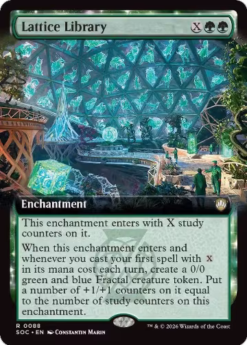 Lattice Library (Extended Art) (88), Commander: Secrets of Strixhaven — Magic card price