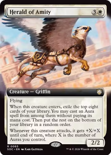 Herald of Amity (Extended Art) (65), Commander: Secrets of Strixhaven — Magic card price