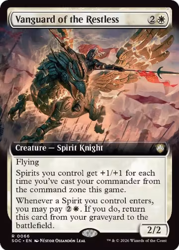 Vanguard of the Restless (Extended Art) (66), Commander: Secrets of Strixhaven — Magic card price