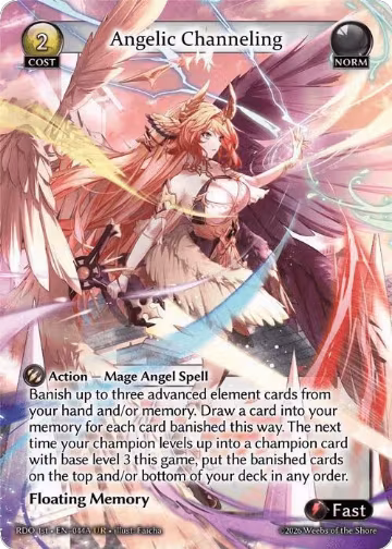 Angelic Channeling (044A) (044A), Radiant Origins — Grand Archive card price
