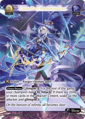 Constellary Predomination (CSR) (313), Radiant Origins — Grand Archive card price