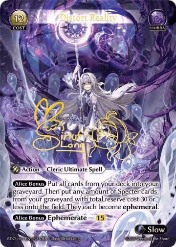 Distort Reality (CSR) (398), Radiant Origins — Grand Archive card price