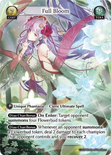 Full Bloom (381), Radiant Origins — Grand Archive card price