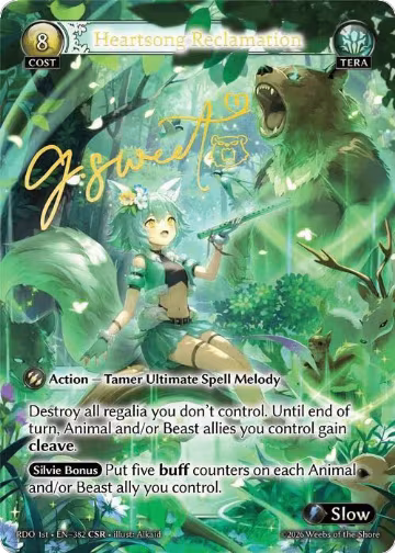 Heartsong Reclamation (CSR) (382), Radiant Origins — Grand Archive card price