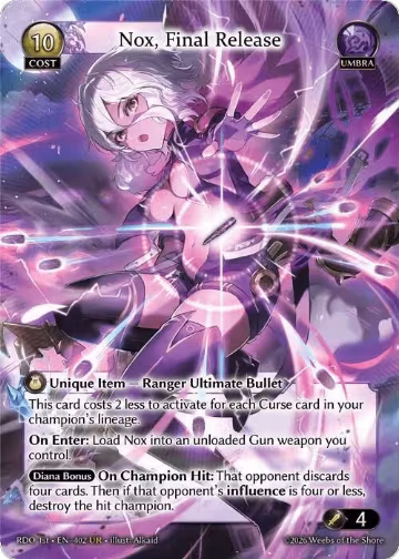 Nox, Final Release (402), Radiant Origins — Grand Archive card price
