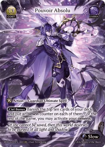 Pouvoir Absolu (404), Radiant Origins — Grand Archive card price