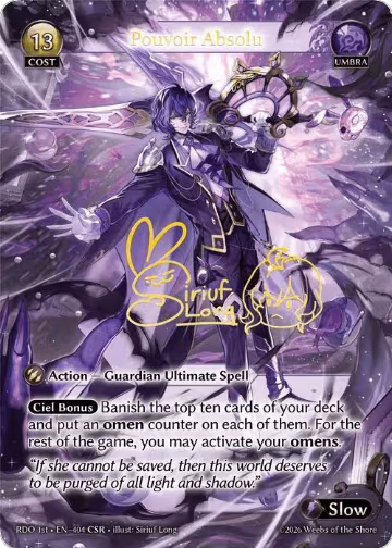 Pouvoir Absolu (CSR) (404), Radiant Origins — Grand Archive card price