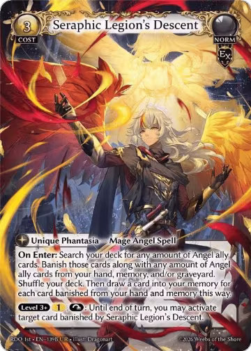 Seraphic Legion's Descent (139B) (139B), Radiant Origins — Grand Archive card price