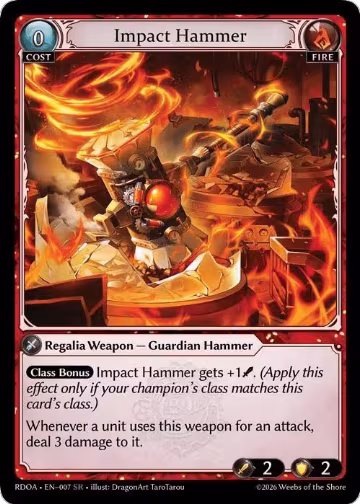 Impact Hammer (007), Radiant Origins — Grand Archive card price
