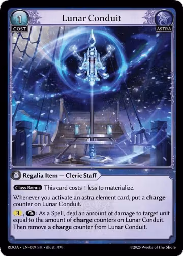 Lunar Conduit (009), Radiant Origins — Grand Archive card price