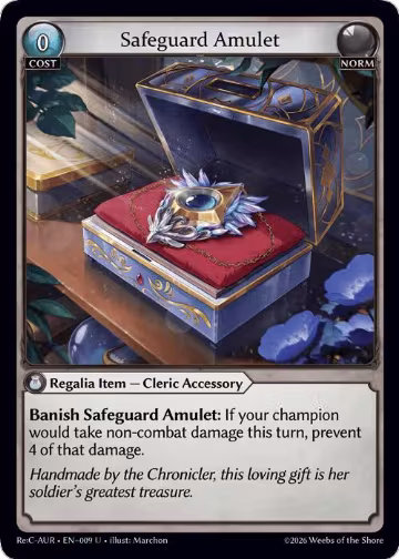 Safeguard Amulet (009), Mordred Re: Collection, Aurelian Regent — Grand Archive card price