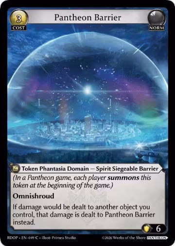 Pantheon Barrier (049) (049), Radiant Origins: Pantheon — Grand Archive card price