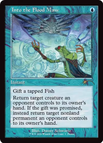 Into the Flood Maw (Retro Frame) (1) — card price