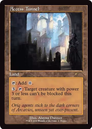 Access Tunnel (Retro Frame) (2), WPN & Gateway Promos — Magic card price