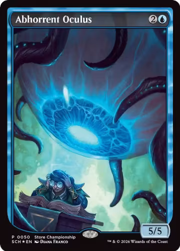 Abhorrent Oculus (50), Game Day & Store Championship Promos — Magic card price