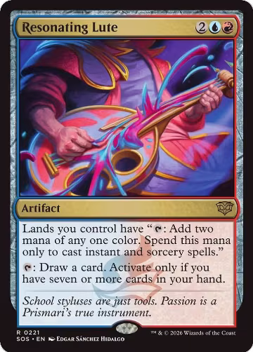 Resonating Lute (221), Secrets of Strixhaven — Magic card price