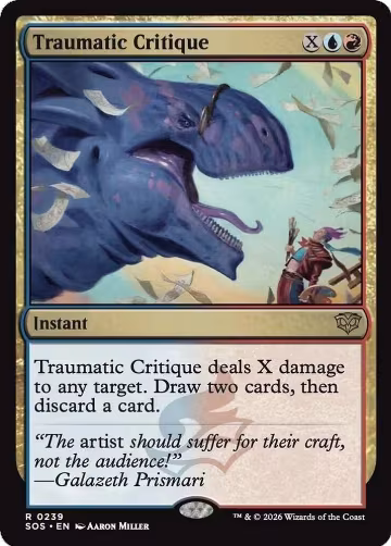 Traumatic Critique (239), Secrets of Strixhaven — Magic card price