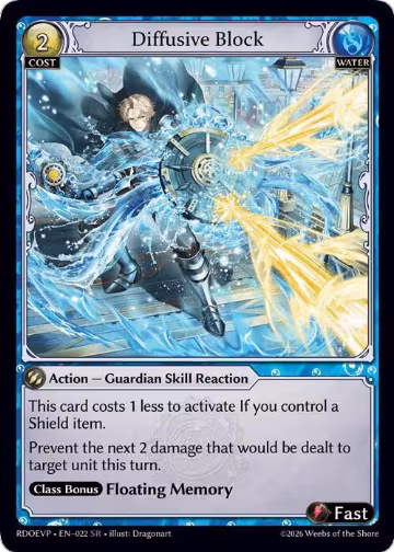 Diffusive Block (022), Radiant Origins Event Pack — Grand Archive card price
