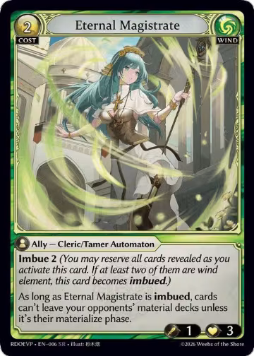Eternal Magistrate (006), Radiant Origins Event Pack — Grand Archive card price