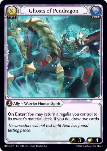 Ghosts of Pendragon (012), Radiant Origins Event Pack — Grand Archive card price