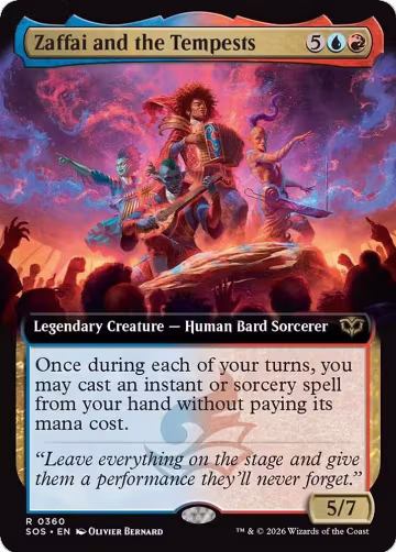 Zaffai and the Tempests (Extended Art) (360), Secrets of Strixhaven — Magic card price