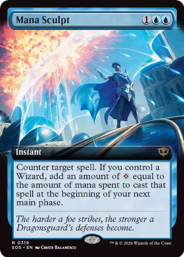 Mana Sculpt (Extended Art) (319), Secrets of Strixhaven — Magic card price