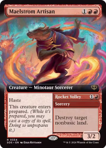 Maelstrom Artisan (Extended Art) (334), Secrets of Strixhaven — Magic card price