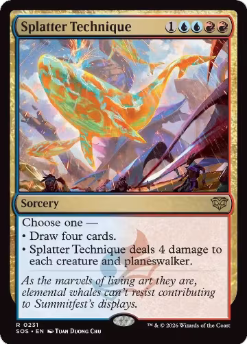 Splatter Technique (231), Secrets of Strixhaven — Magic card price