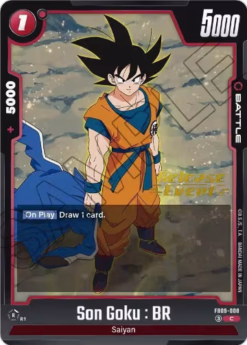 Son Goku : BR - FB09-008 (FB09-008), Dual Evolution Release Event Cards — DB Fusion card price