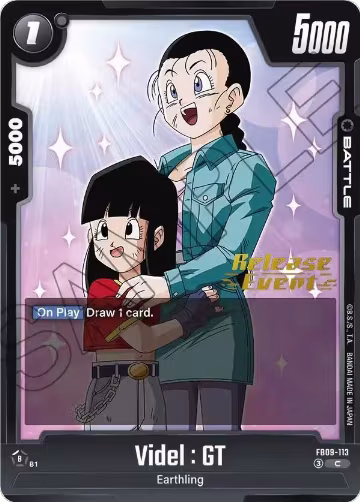 Videl : GT (FB09-113), Dual Evolution Release Event Cards — DB Fusion card price