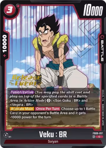 Veku : BR - FB09-017 (FB09-017), Dual Evolution Release Event Cards — DB Fusion card price