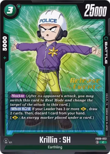 Krillin : SH (FB09-053), Dual Evolution Release Event Cards — DB Fusion card price