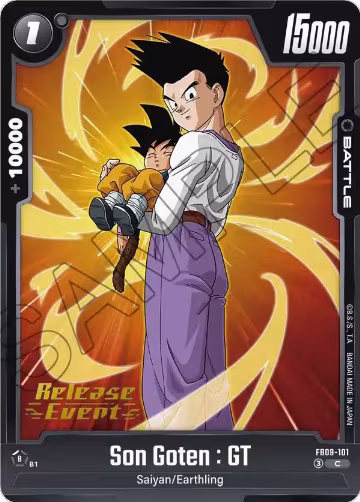Son Goten : GT - FB09-101 (FB09-101), Dual Evolution Release Event Cards — DB Fusion card price