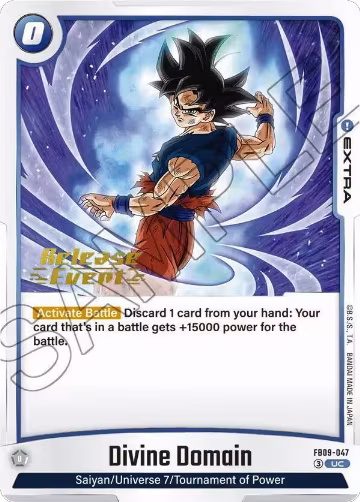 Divine Domain (FB09-047), Dual Evolution Release Event Cards — DB Fusion card price