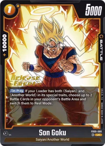 Son Goku - FB09-080 (FB09-080), Dual Evolution Release Event Cards — DB Fusion card price