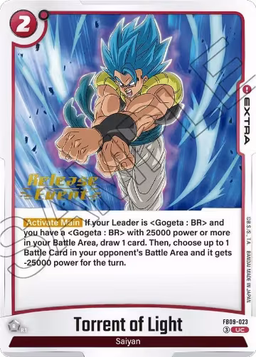 Torrent of Light (FB09-023), Dual Evolution Release Event Cards — DB Fusion card price