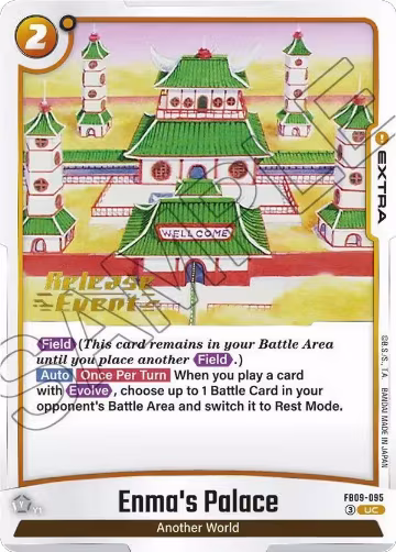 Enma's Palace (FB09-095), Dual Evolution Release Event Cards — DB Fusion card price