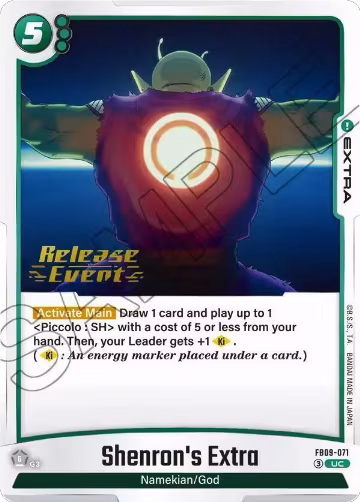 Shenron's Extra (FB09-071), Dual Evolution Release Event Cards — DB Fusion card price