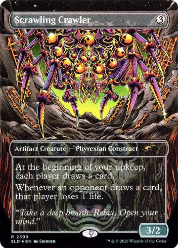 Scrawling Crawler (2399), Secret Lair Drop Series — Magic card price