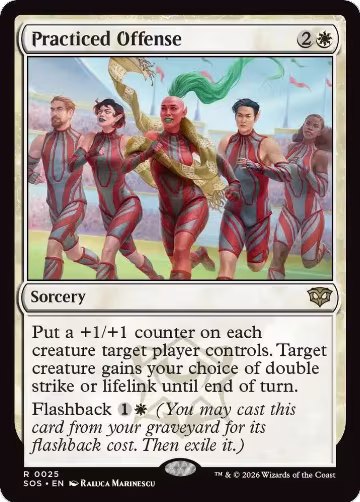 Practiced Offense (25), Secrets of Strixhaven — Magic card price