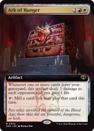 Ark of Hunger (Extended Art) (344), Secrets of Strixhaven — Magic card price