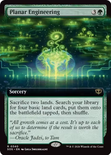 Planar Engineering (Extended Art) (340), Secrets of Strixhaven — Magic card price