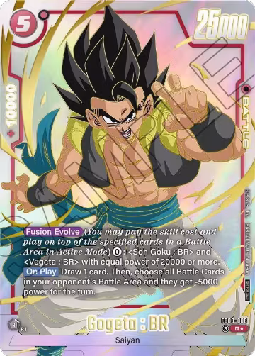 Gogeta : BR - FB09-006 (Limited Pack 26-27 WAVE1) (FB09-006), Tournament and Championship Promos — DB Fusion card price
