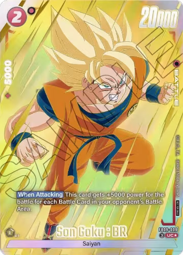 Son Goku : BR - FB09-009 (Limited Pack 26-27 WAVE1) (FB09-009), Tournament and Championship Promos — DB Fusion card price